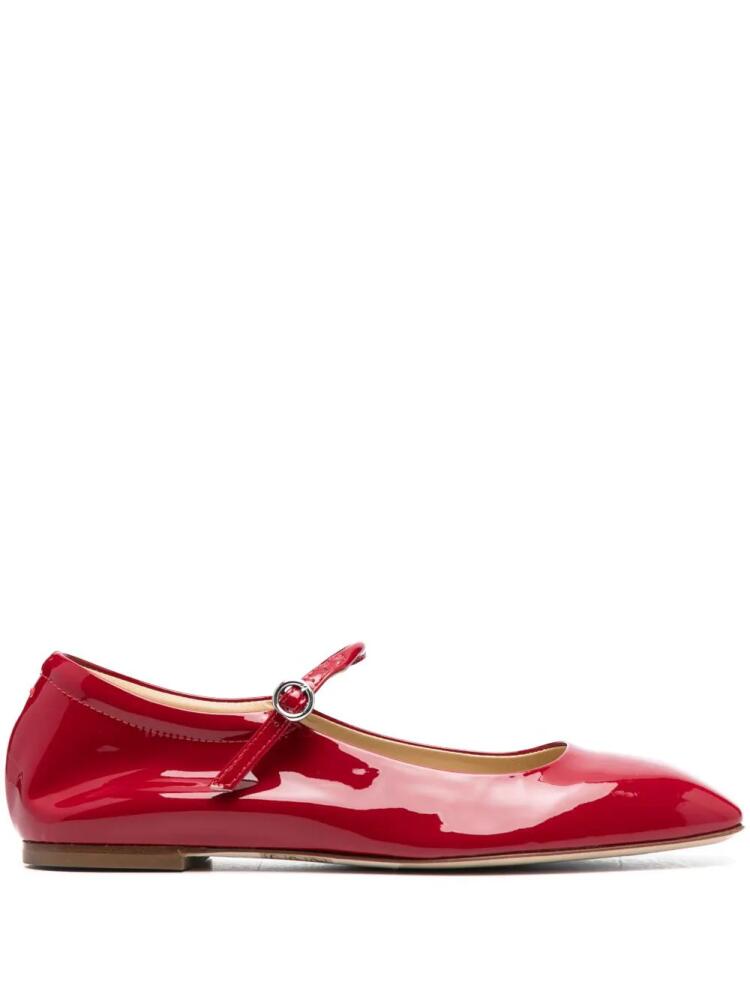 Aeyde Uma patent leather Mary Jane shoes - Red Cover