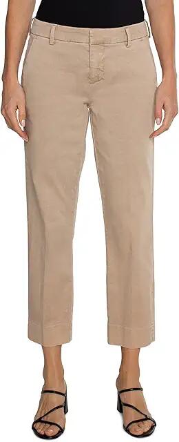 Liverpool Los Angeles Kelsey Trousers with Slit (Biscuit Tan) Women's Casual Pants Cover