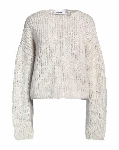 Ambush Woman Sweater Light grey Acrylic, Virgin Wool, Mohair wool, Polyamide Cover