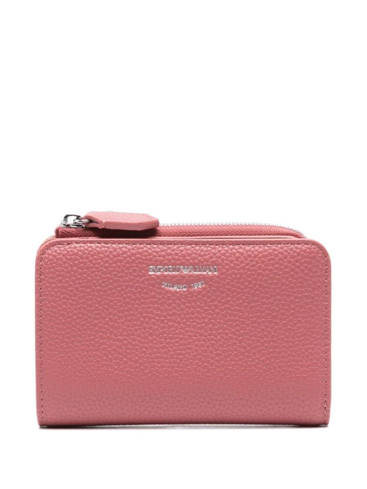 Emporio Armani My EA logo-print wallet - Pink Cover