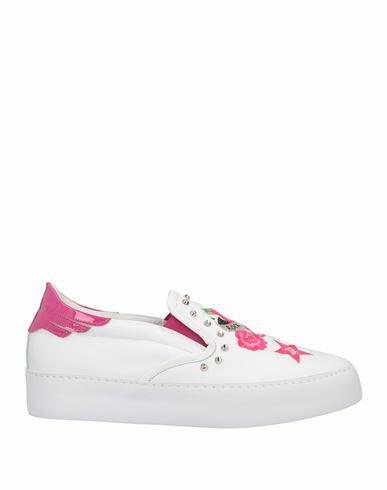 Richmond Woman Sneakers White Leather Cover