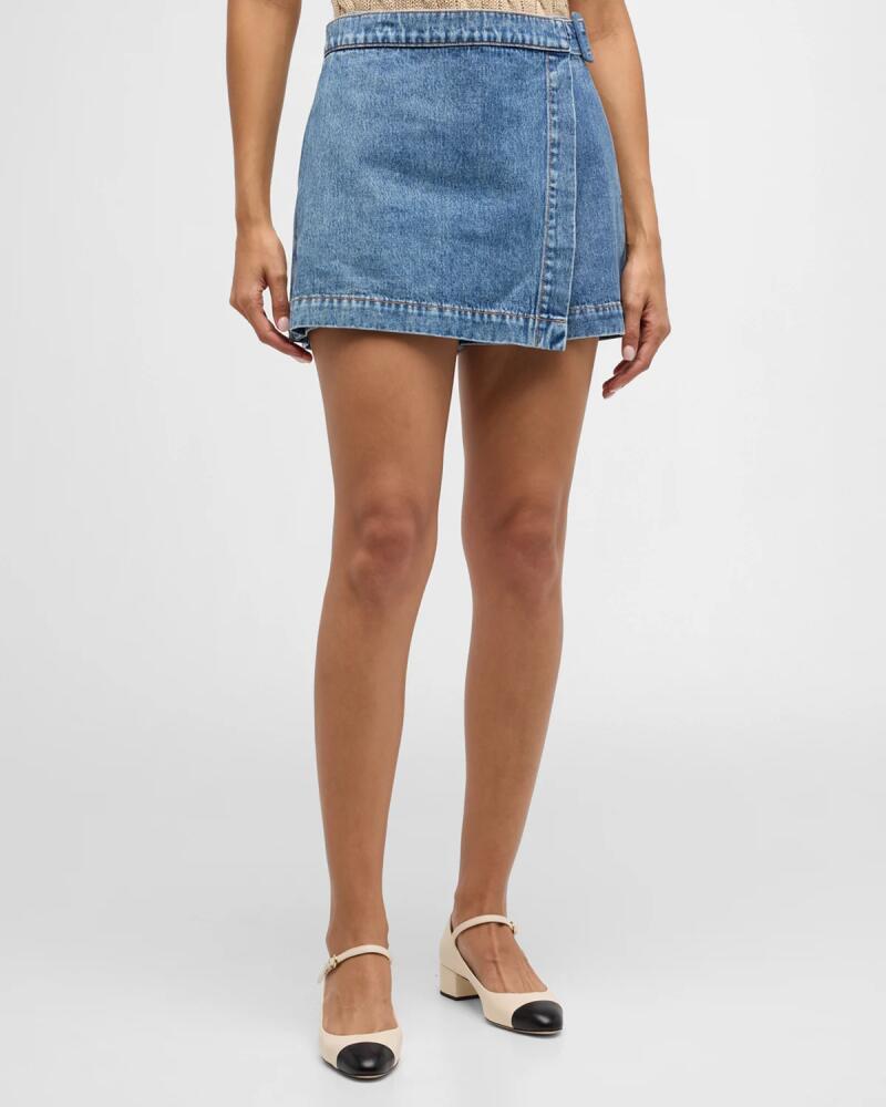 Veronica Beard Diaz Denim Skort Cover