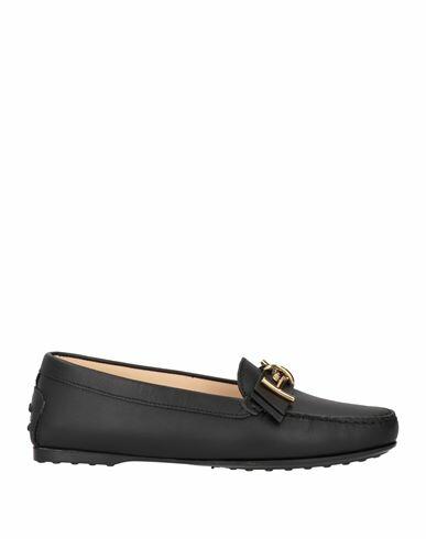 Tod's Woman Loafers Black Leather Cover