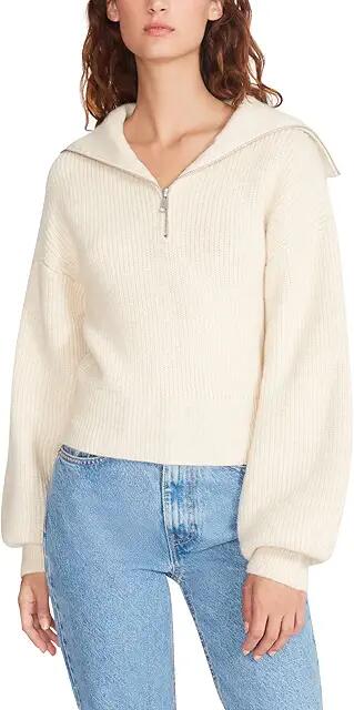 Steve Madden Rowan Pullover (Pristine Ivory) Women's Clothing Cover