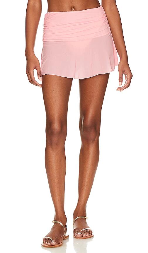 Indah Sugar Mini Skirt in Pink Cover