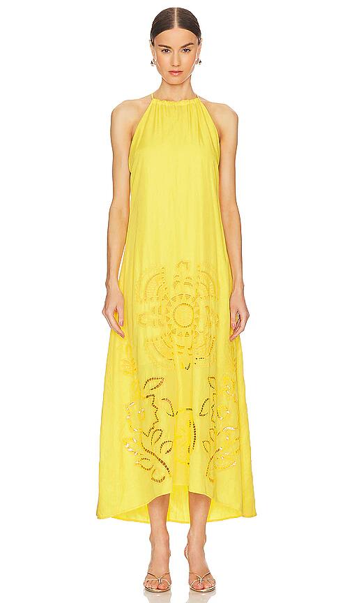 MISA Los Angeles Alejandra Dress in Yellow Cover