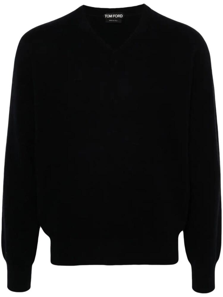 TOM FORD cashmere jumper - Blue Cover