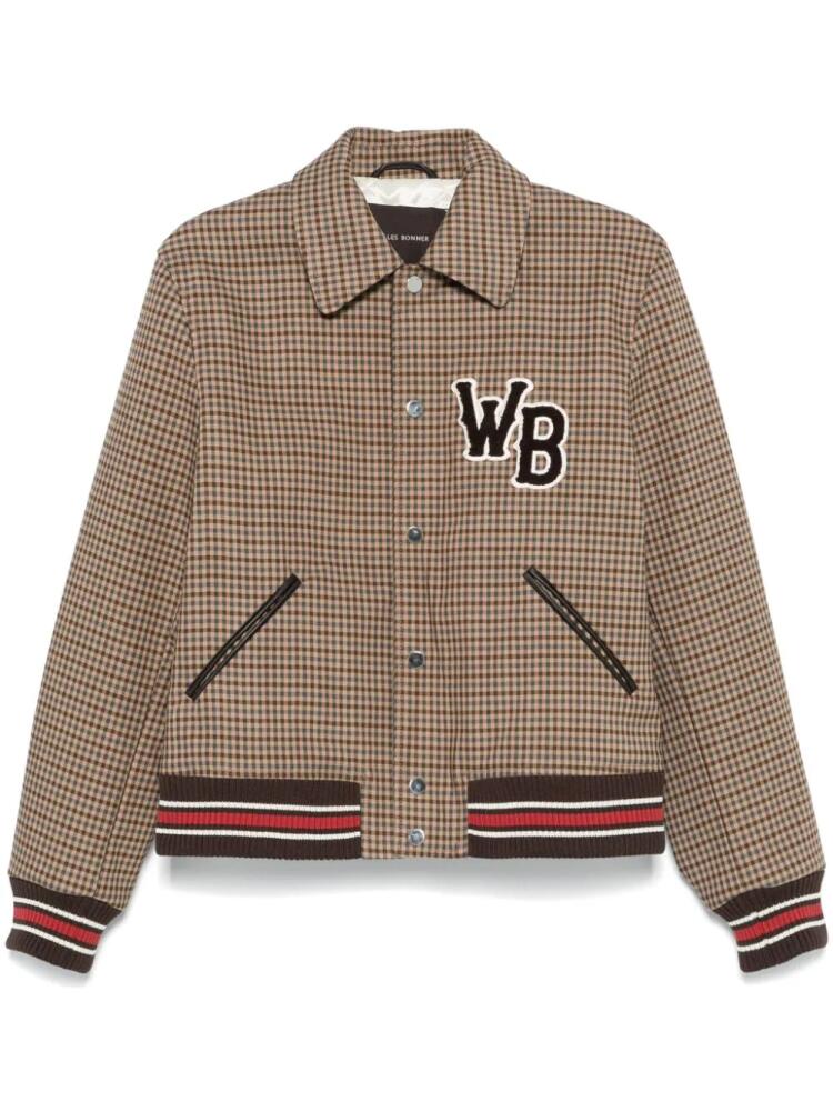 Wales Bonner Homecoming Varsity jacket - Brown Cover