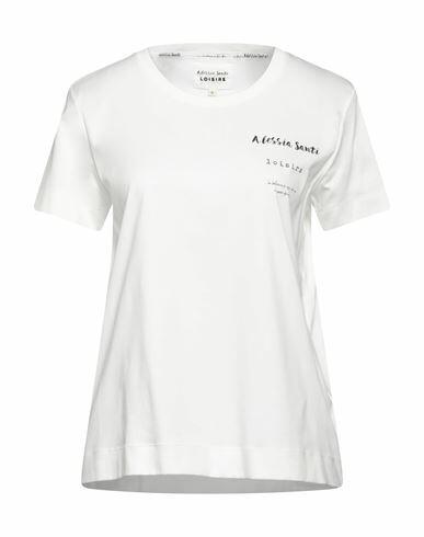 Alessia Santi Woman T-shirt White Cotton Cover