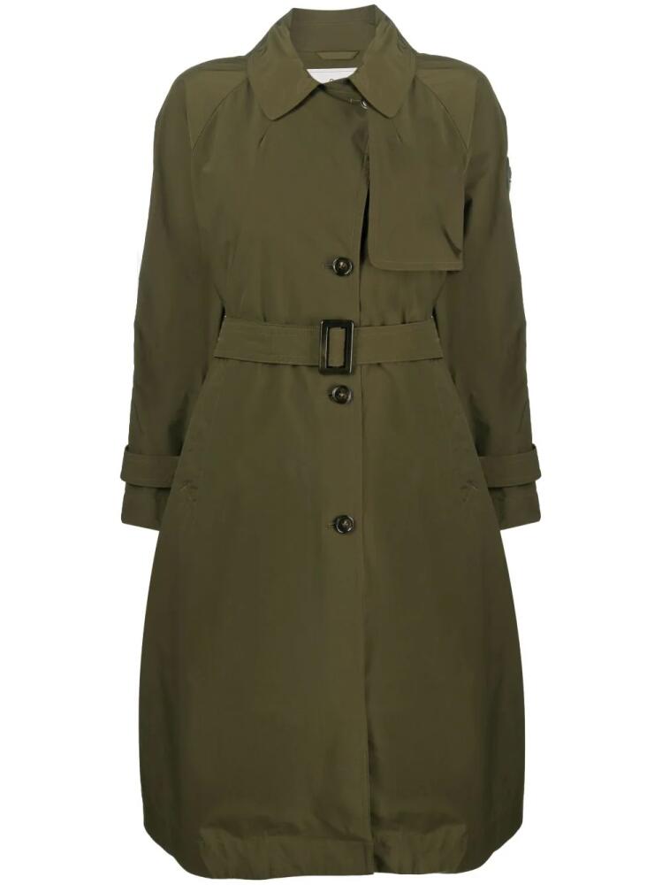 Woolrich Summer belted trench coat - Green Cover