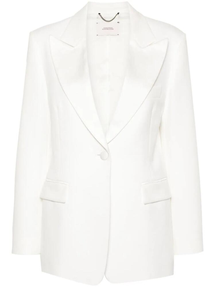 Dorothee Schumacher single-breasted blazer - White Cover