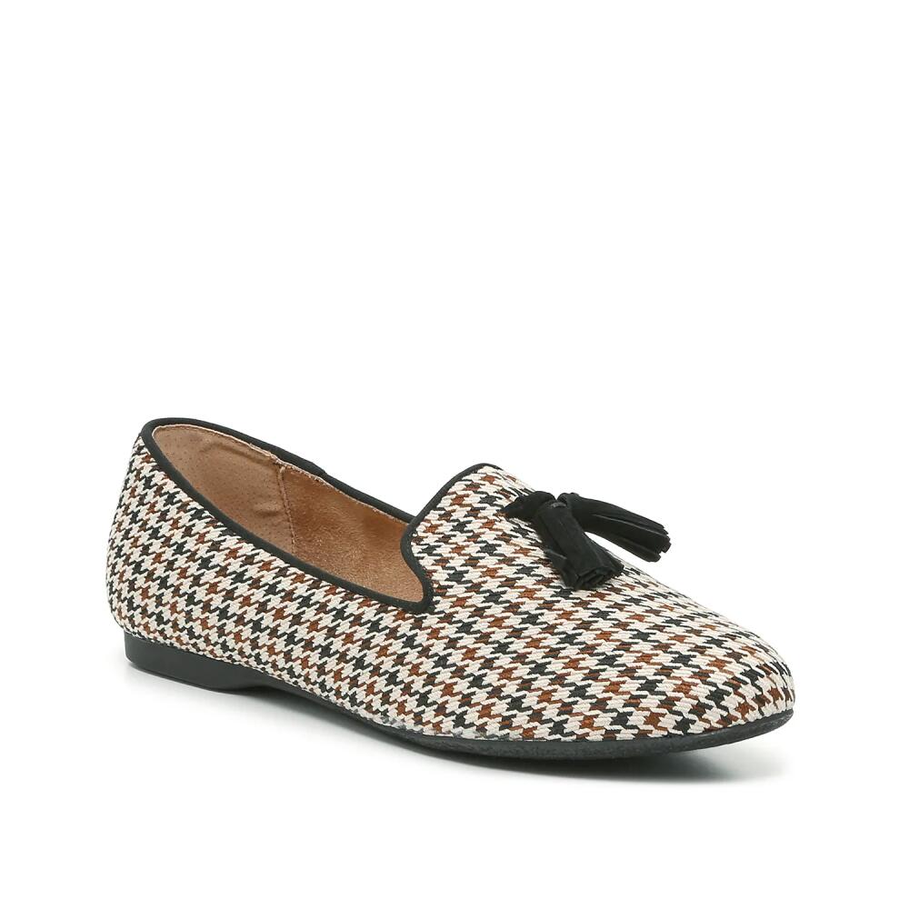 Kelly & Katie Peyton Flat | Women's | Black/Beige Houndstooth Print Cover