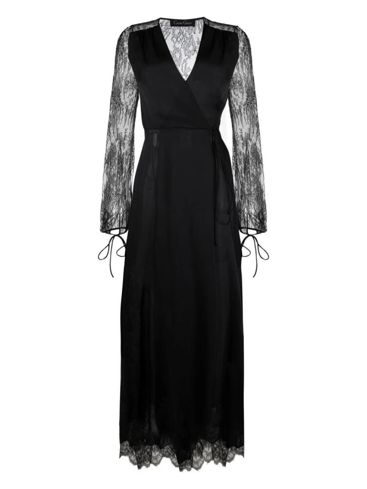 Carine Gilson long déshabilllé nightgown - Black Cover