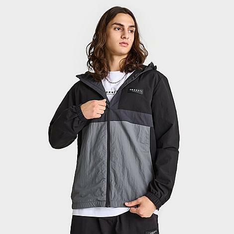 Sonneti Men's Taron Full-Zip Jacket in Black/Grey/Black Cover