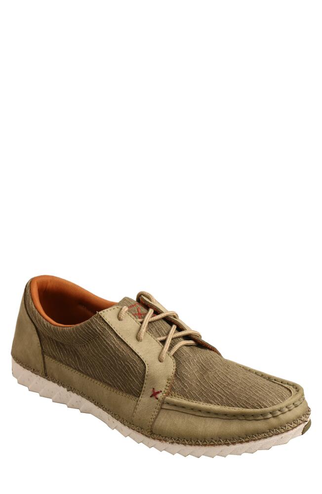 Twisted X Zero-X Moc Toe Sneaker in Aloe Aloe Cover