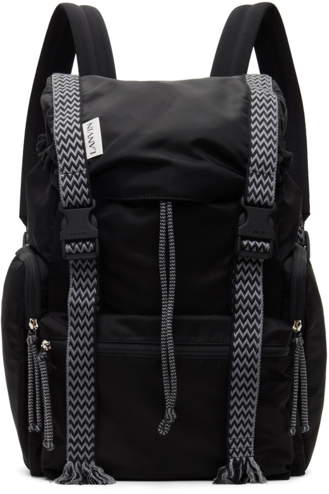 Lanvin Black Curb Backpack Cover