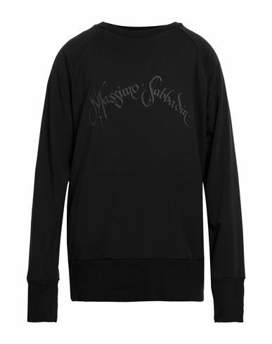 Massimo Sabbadin Man Sweatshirt Black Cotton Cover