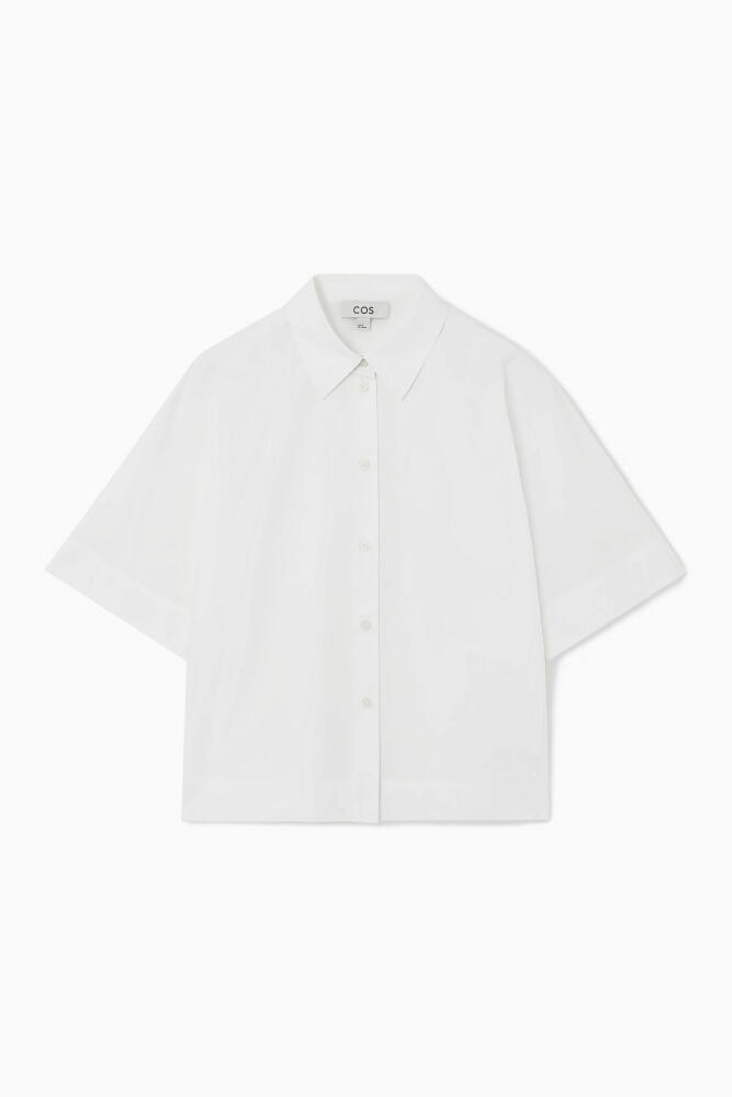 COS BOXY SHORT-SLEEVED POPLIN SHIRT Cover