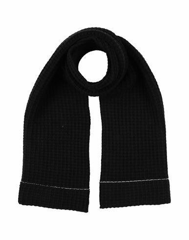 Mm6 Maison Margiela Scarf Black Virgin Wool, Cotton, Acrylic Cover