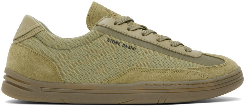 Stone Island Khaki Reflective Sneakers Cover