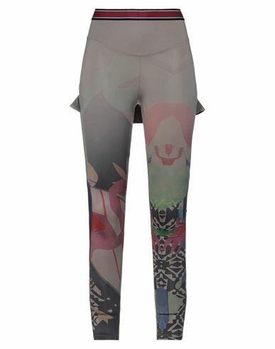 Sàpopa Woman Leggings Dove grey Polyester, Elastane Cover