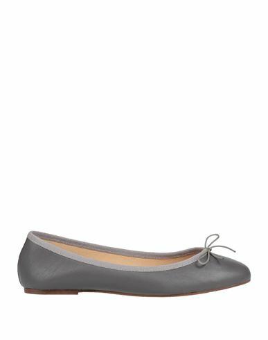 Ballerette Colonna Woman Ballet flats Dove grey Soft Leather Cover