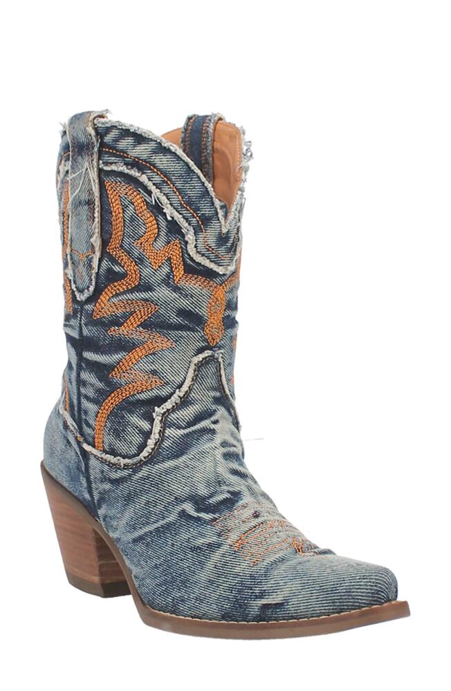 Dingo Y'All Need Dolly Western Boot in Blue Cover