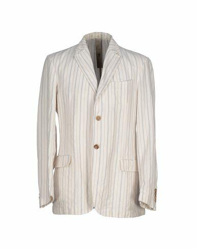 Lab. Pal Zileri Man Blazer White Linen, Cotton Cover