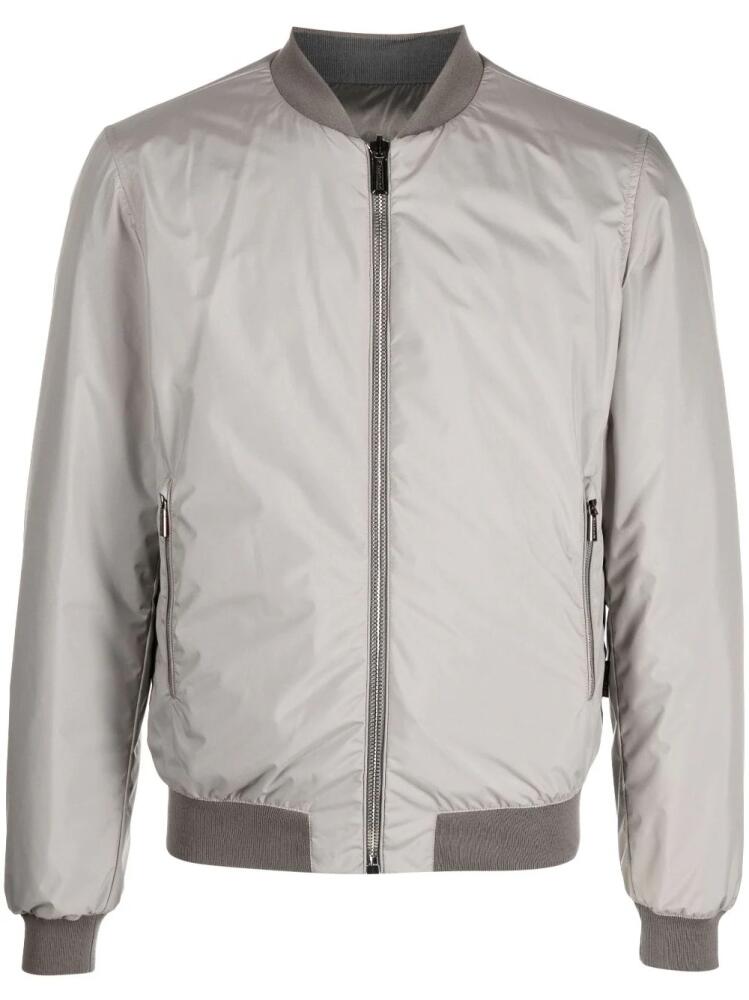 Moorer zip-up bomber jacket - Grey Cover