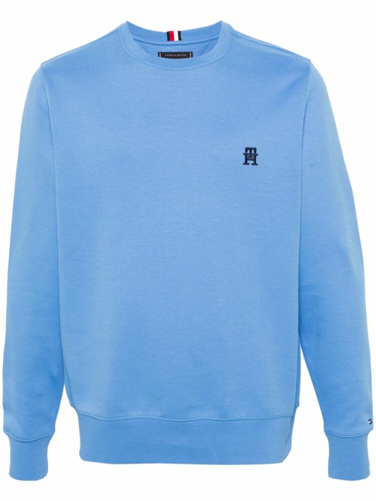 Tommy Hilfiger logo-embroidered sweatshirt - Blue Cover