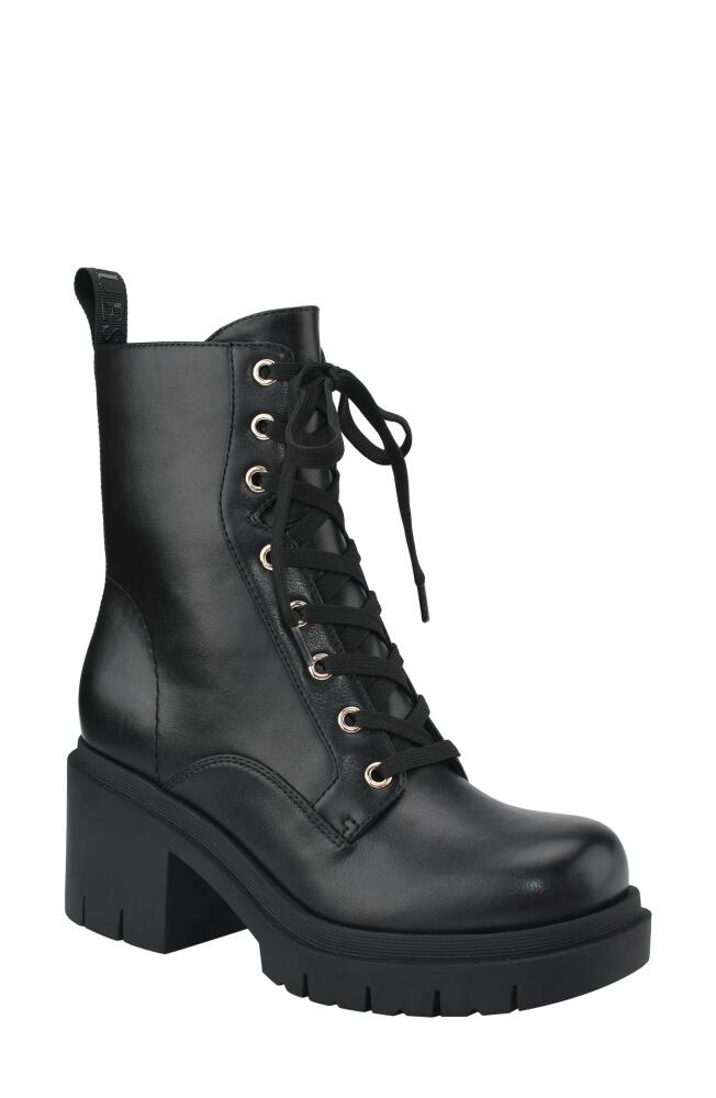 GUESS Juel Platform Combat Boot in Black Cover