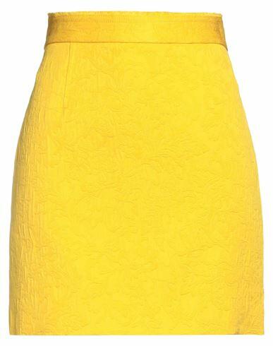 Proenza Schouler Woman Mini skirt Yellow Cotton, Viscose Cover