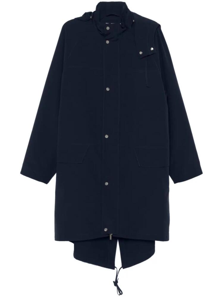 Ferragamo hooded parka coat - Blue Cover