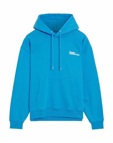 Frame Man Sweatshirt Azure Cotton, Polyester Cover