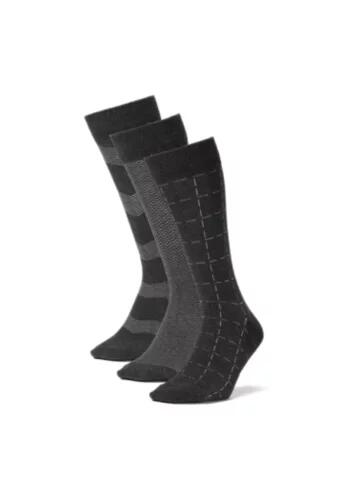 Eddie Bauer Men's Pattern Crew Socks - 3 Pack Cover