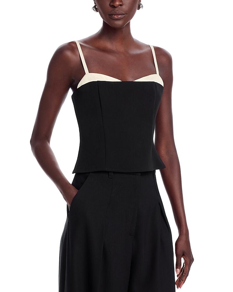 French Connection Azra Twill Corset Top Cover