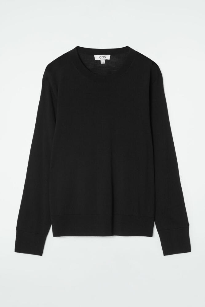 COS MERINO WOOL CREW-NECK SWEATER Cover