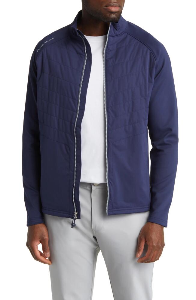 Peter Millar Merge Elite Hybrid Wind Resistant Jacket in Navy Cover