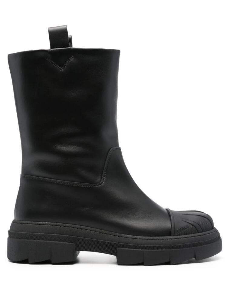 Furla Gum leather boots - Black Cover