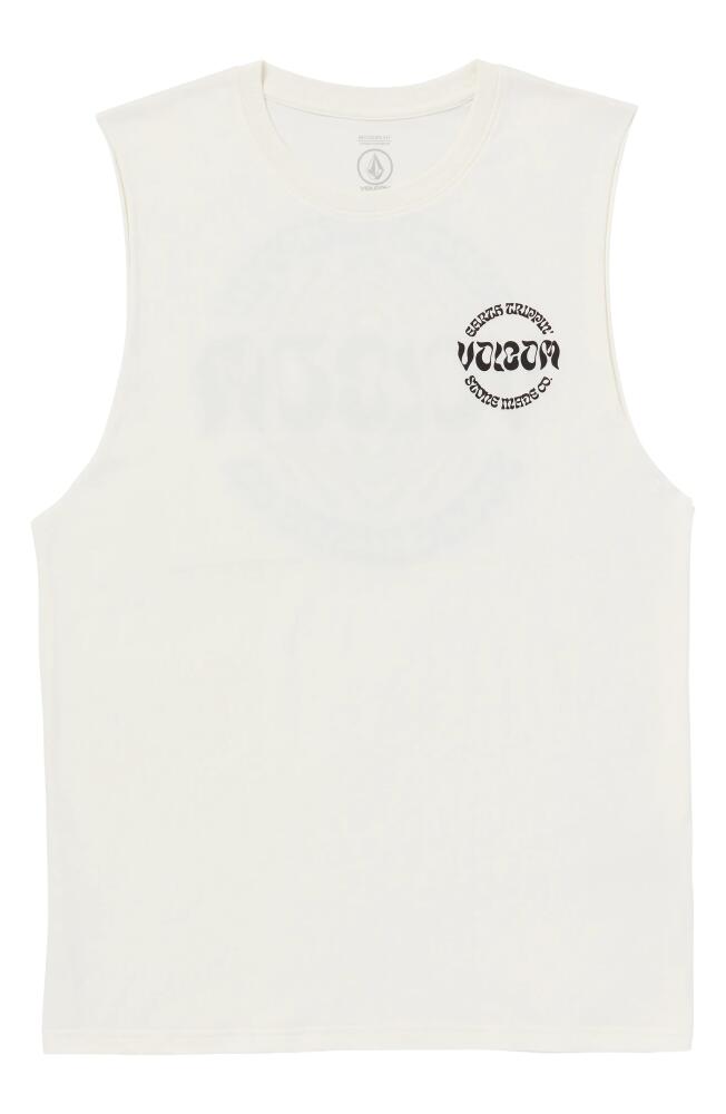 Volcom Stoneature Cotton Graphic Tank in Stealth Cover