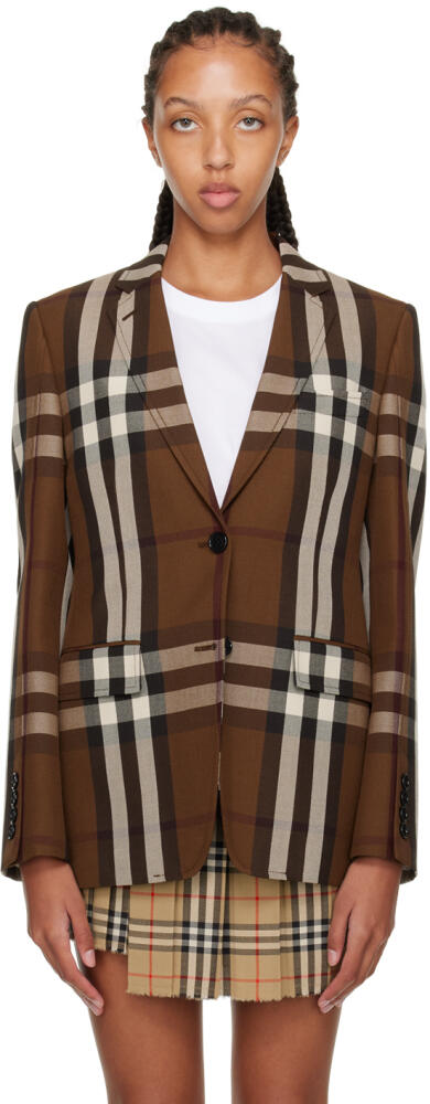 Burberry Brown Tonya Blazer Cover