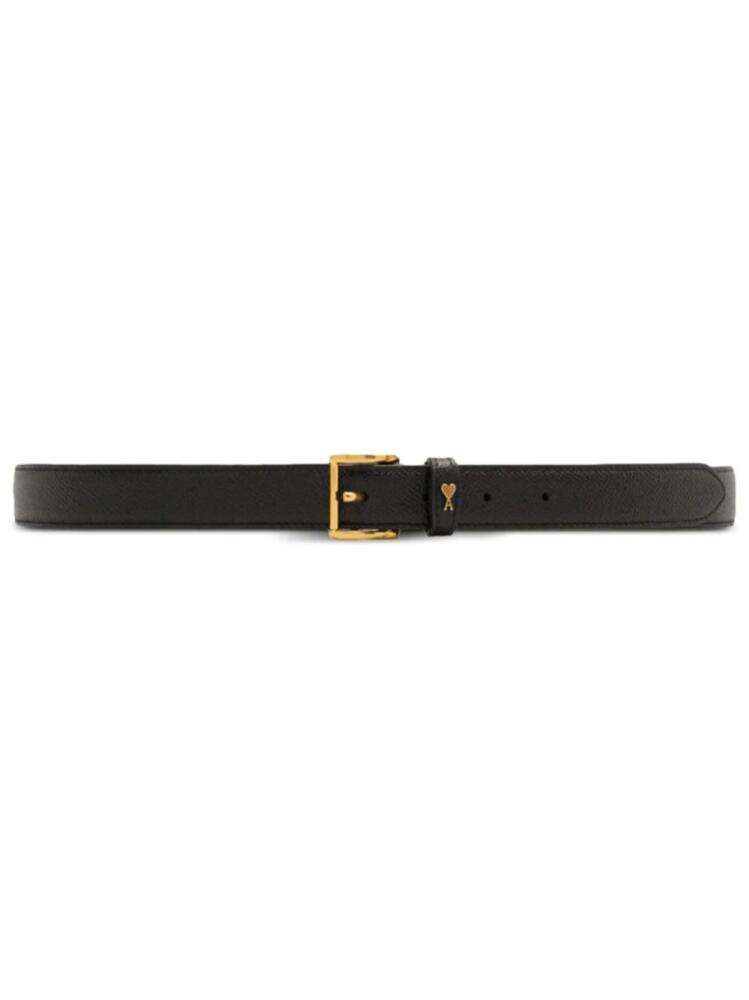 AMI Paris Paris Paris leather belt - Black Cover