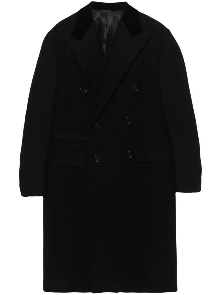 Ralph Lauren Purple Label felted coat - Black Cover