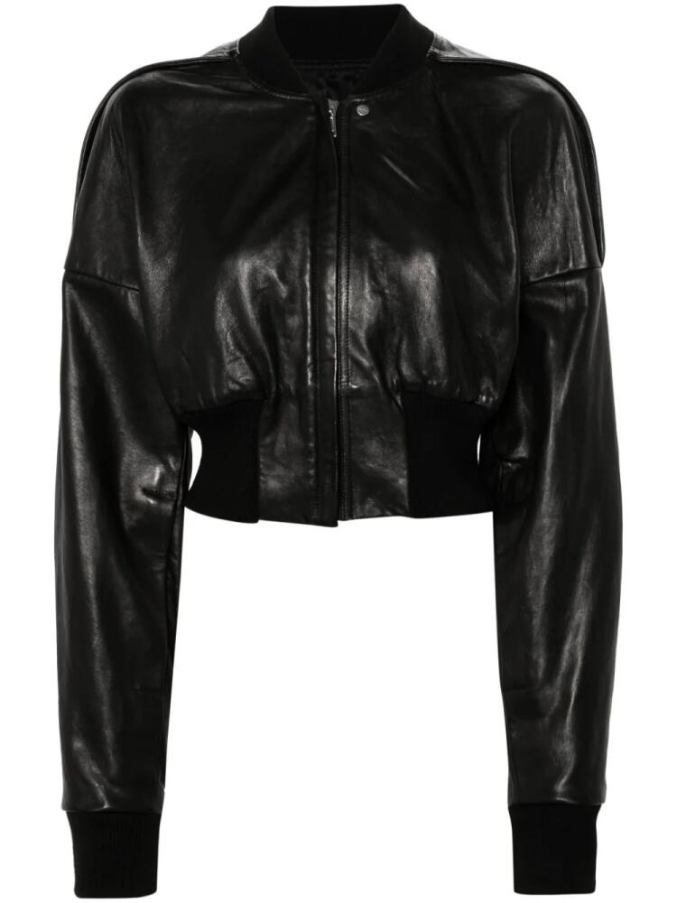 Rick Owens leather jacket - Black Cover