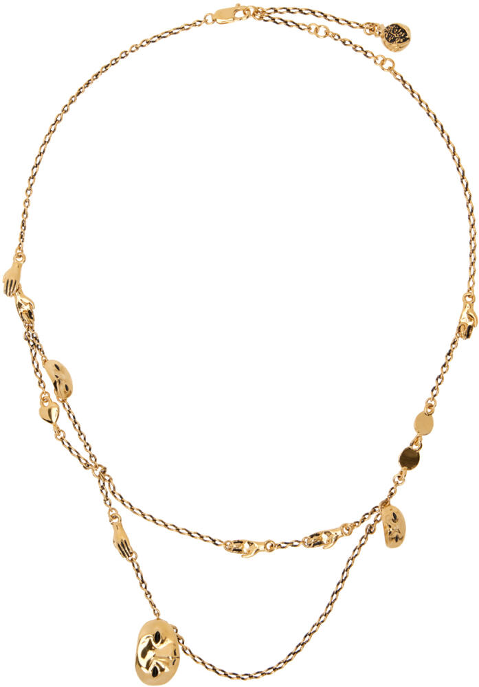 LEMAIRE Gold Estampe Necklace Cover