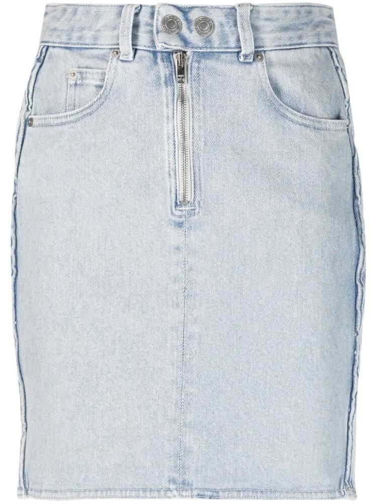 ISABEL MARANT high-waisted denim skirt - Blue Cover