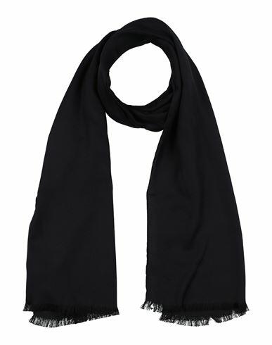 Dolce & gabbana Man Scarf Black Cotton, Silk Cover