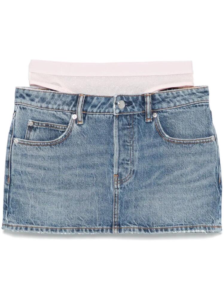 Alexander Wang Prestyle mini skirt - Blue Cover