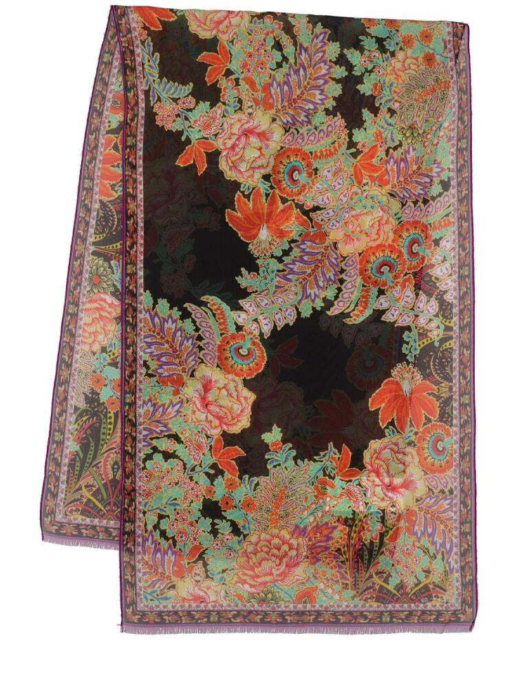 ETRO Printed Silk Scarf Cover