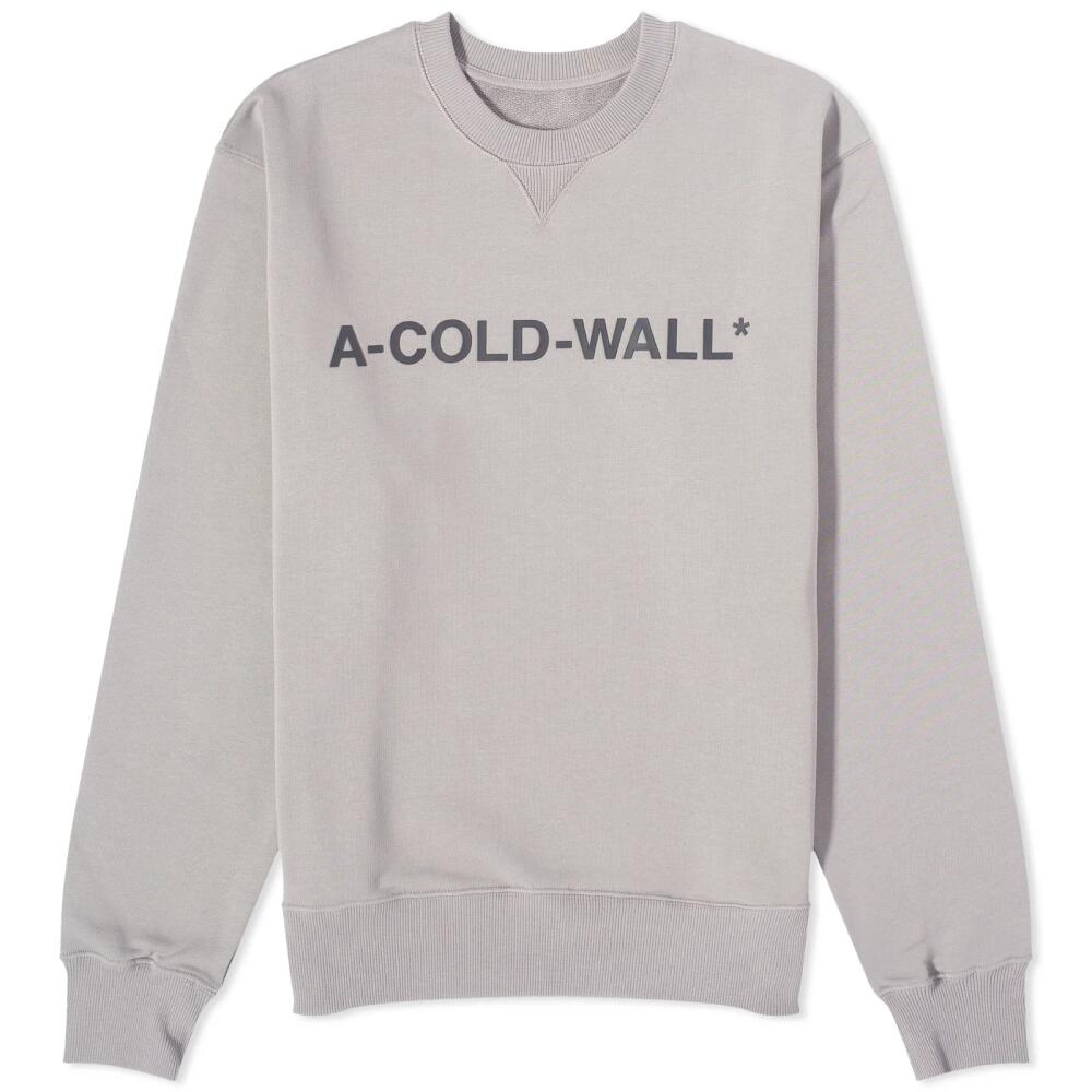 A-COLD-WALL* Men's Logo Crew Sweat in Slate Grey Cover